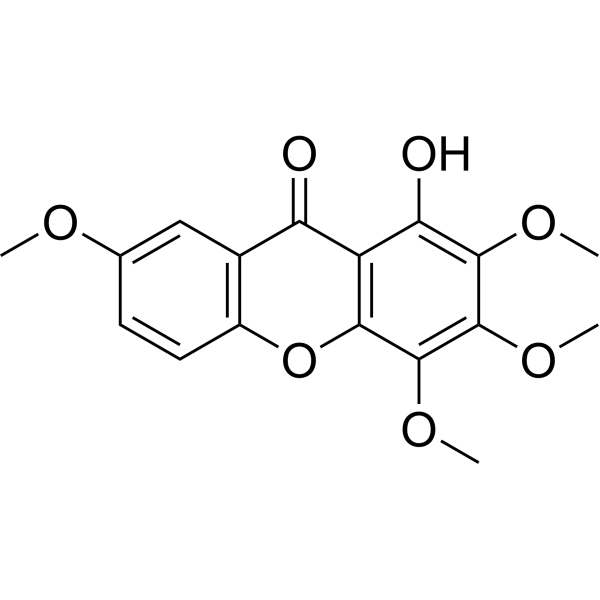 1-Hydroxy-2,3,4,7-tetramethoxyxanthone 14103-09-4
